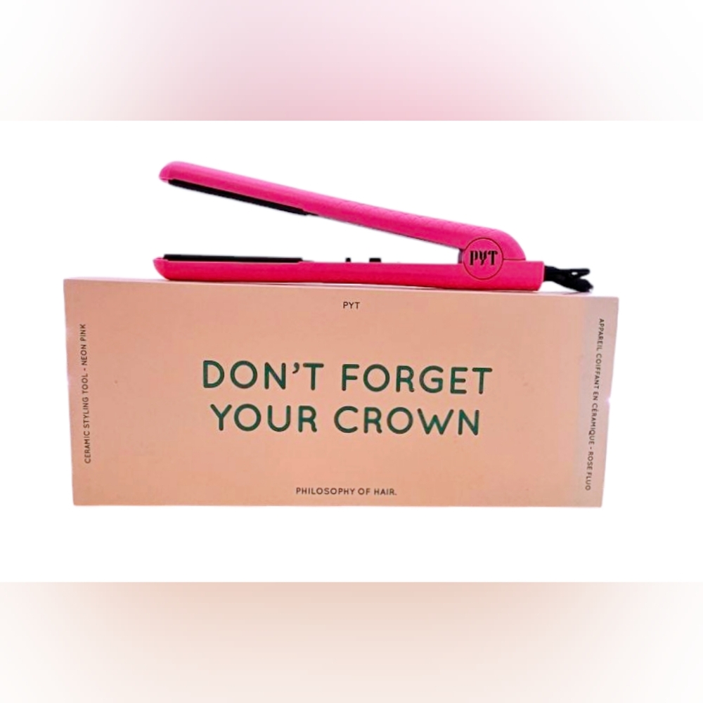 100% Ceramic Styling Tool, Neon Pink. PYT6